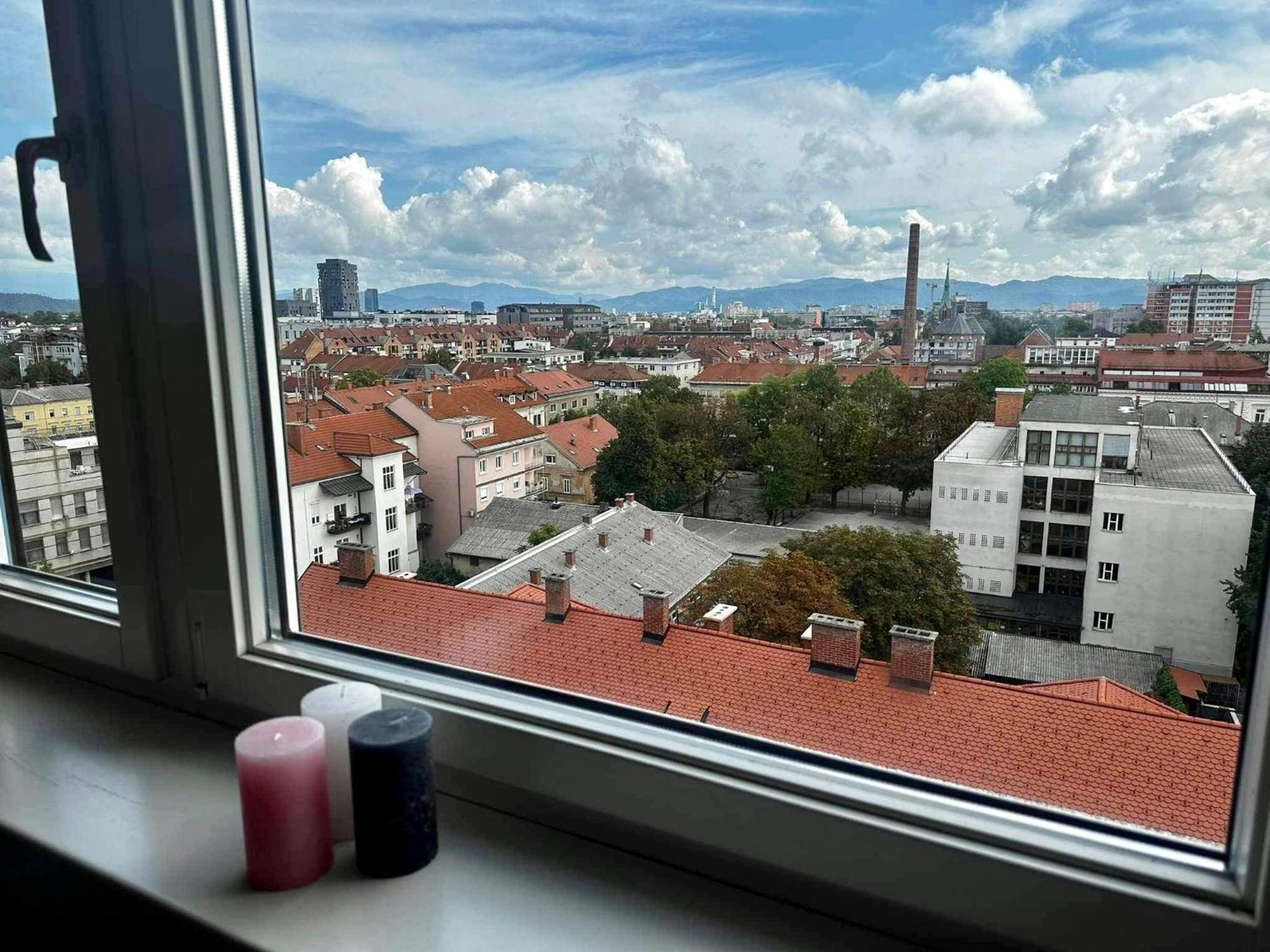 Appartement Ljubljana Center With A Castle View, Parking Extérieur photo